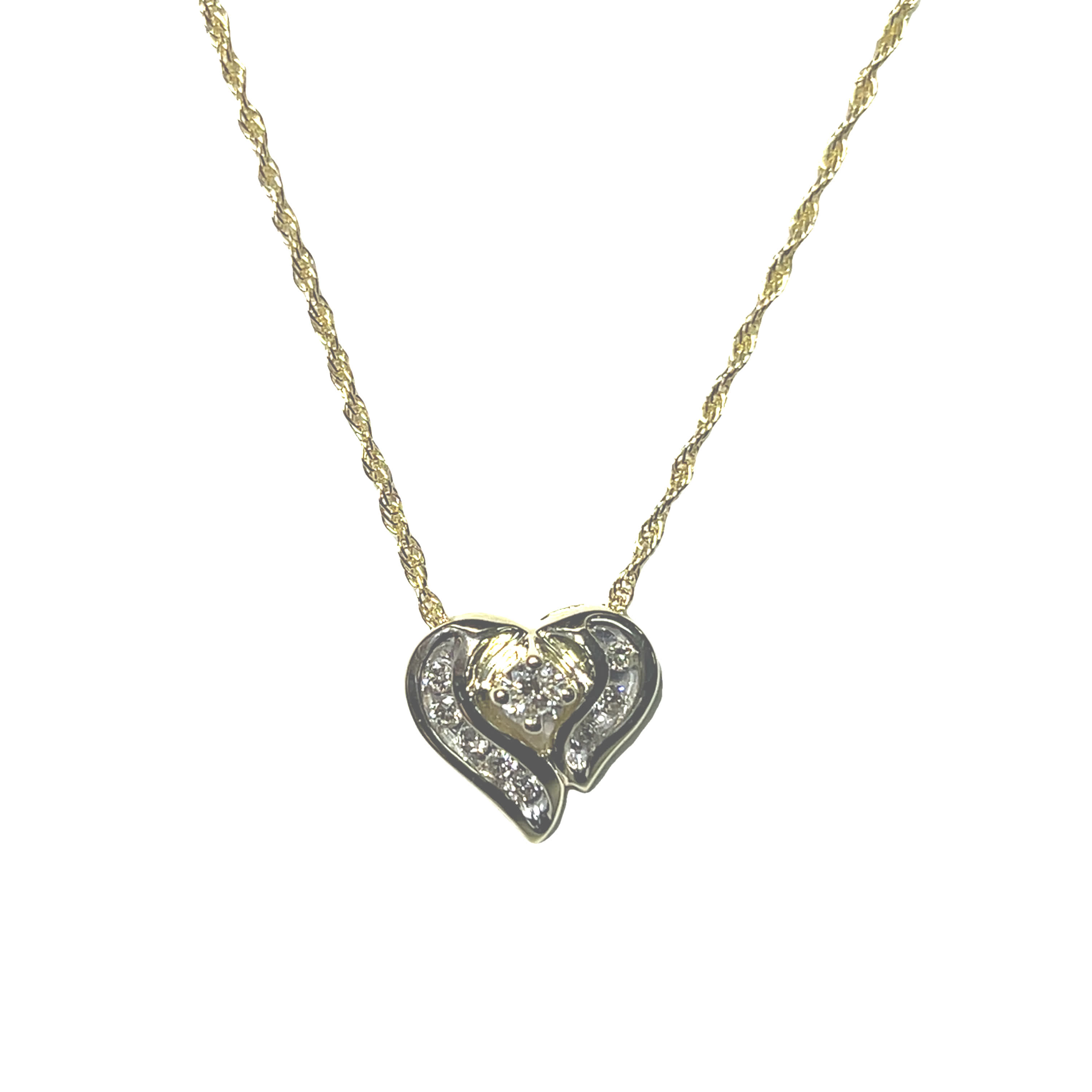 Elegant Heart Pendant Necklace