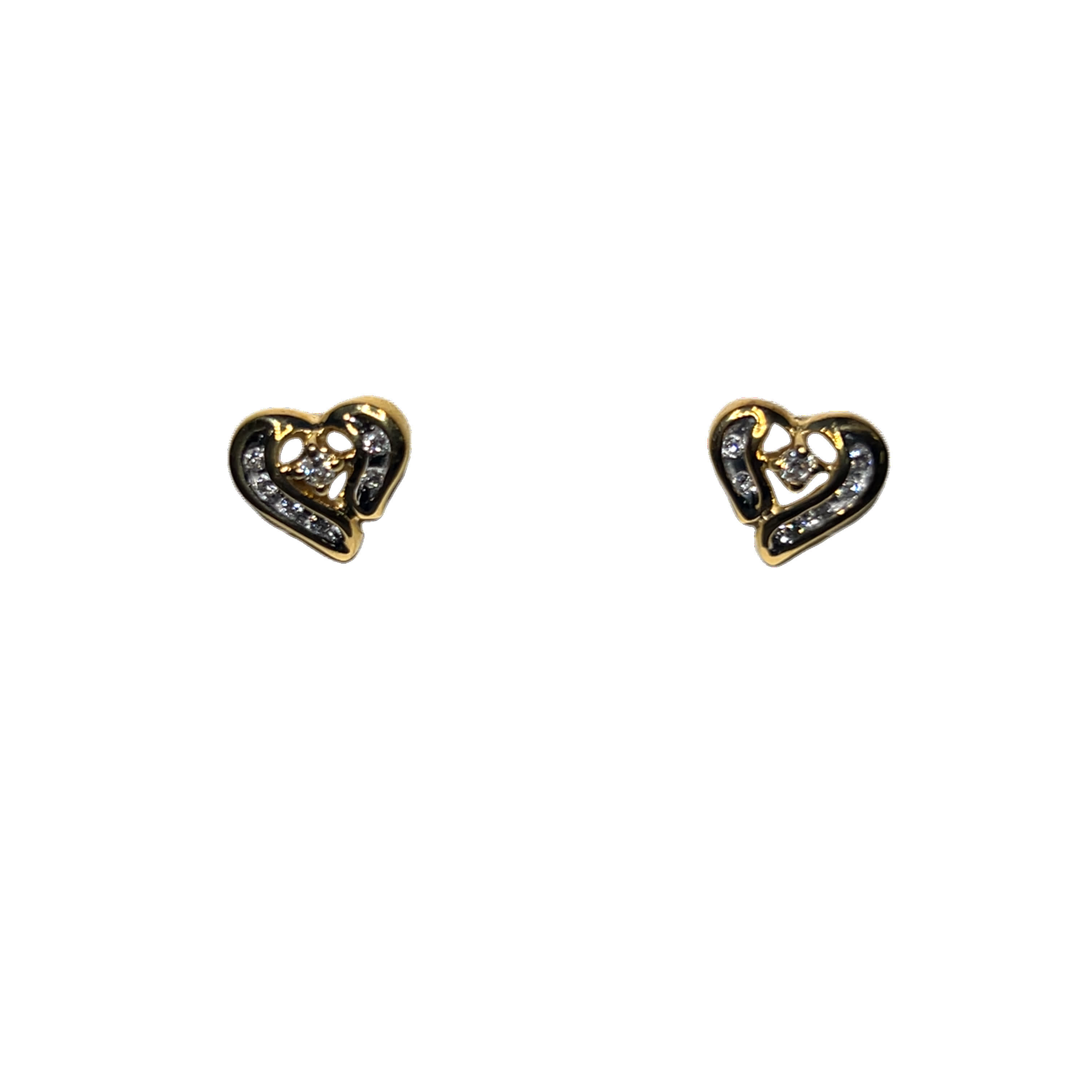 Elegant Heart-Shaped Earrings