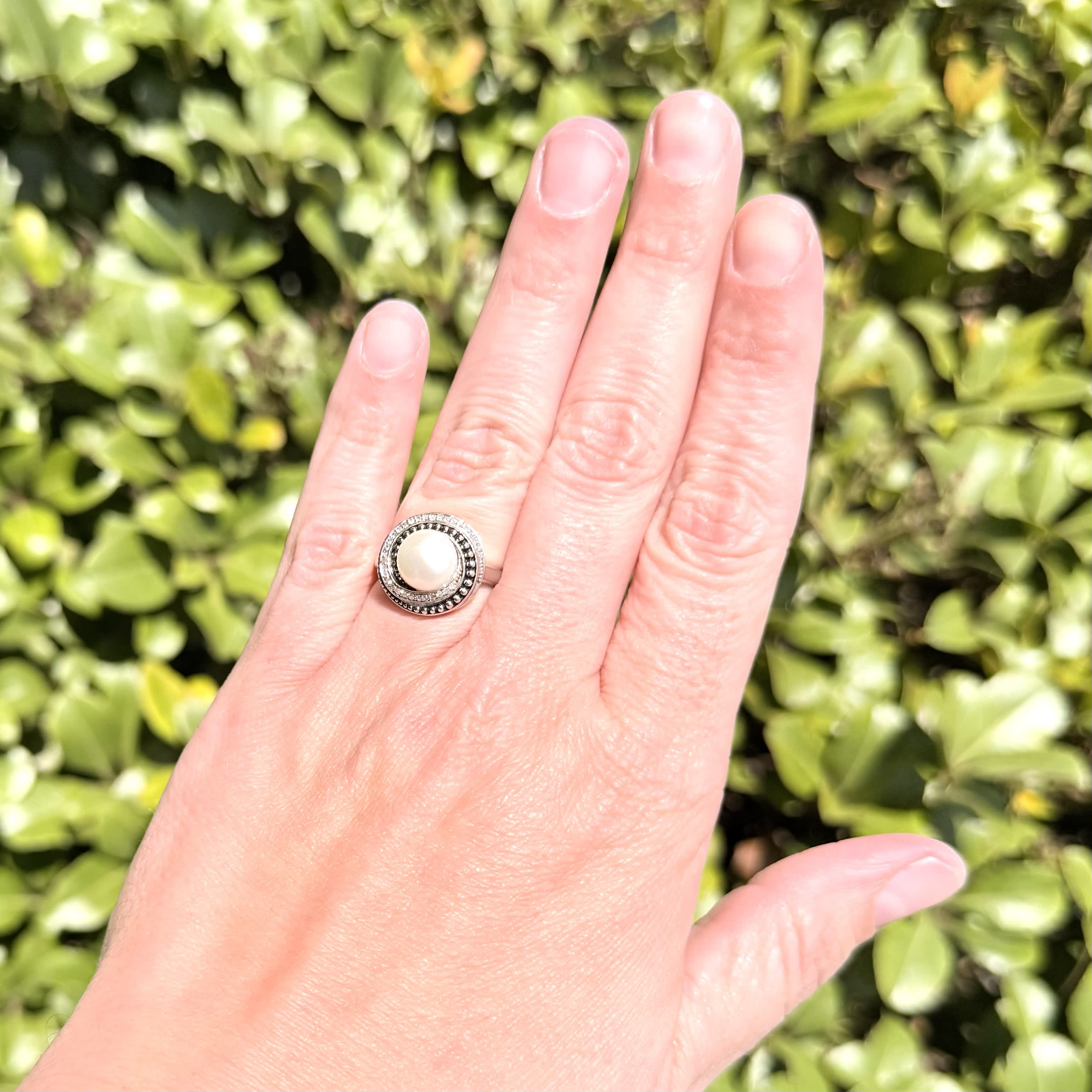 HONORA Pearl Ring Sterling Silver