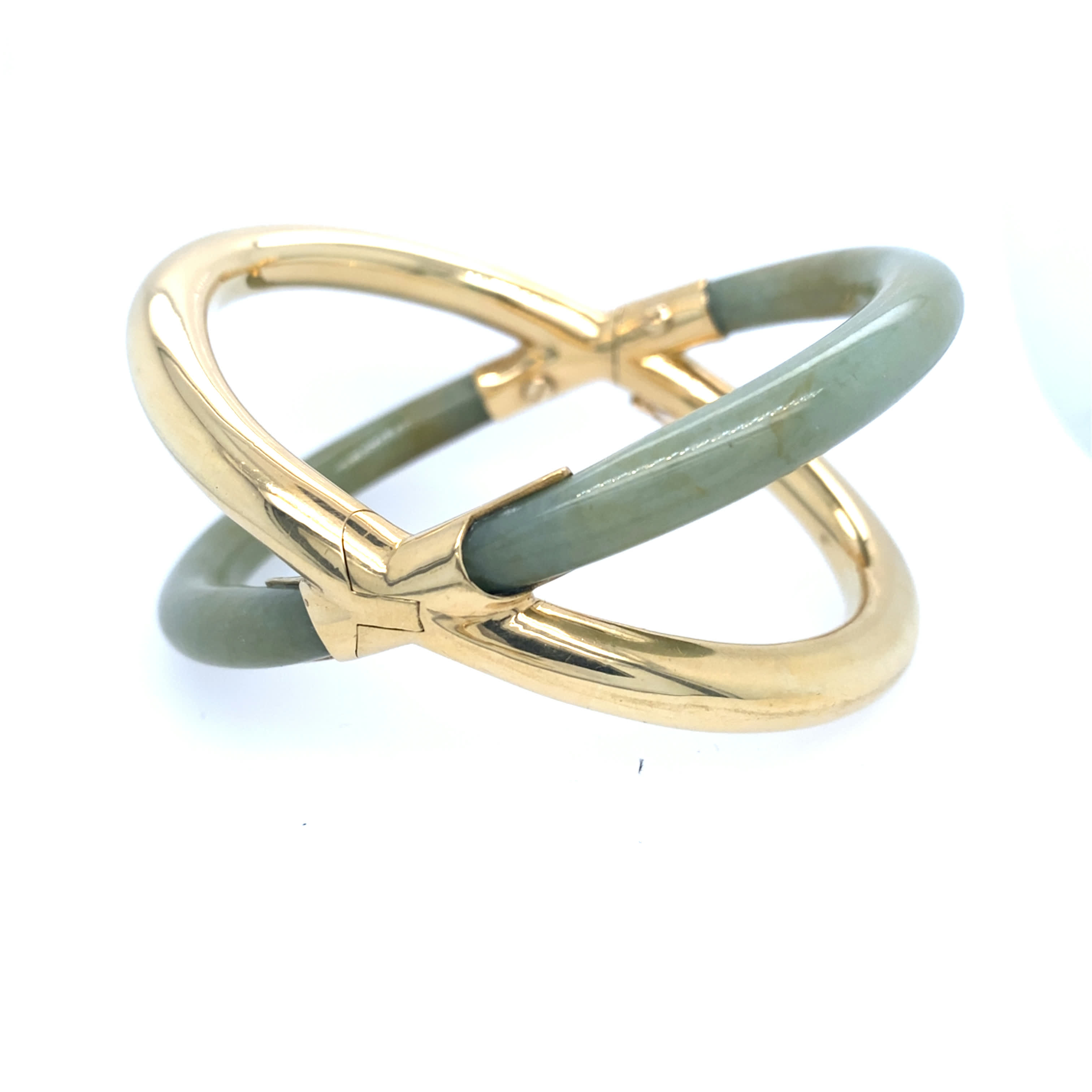 18K Jade Bangle