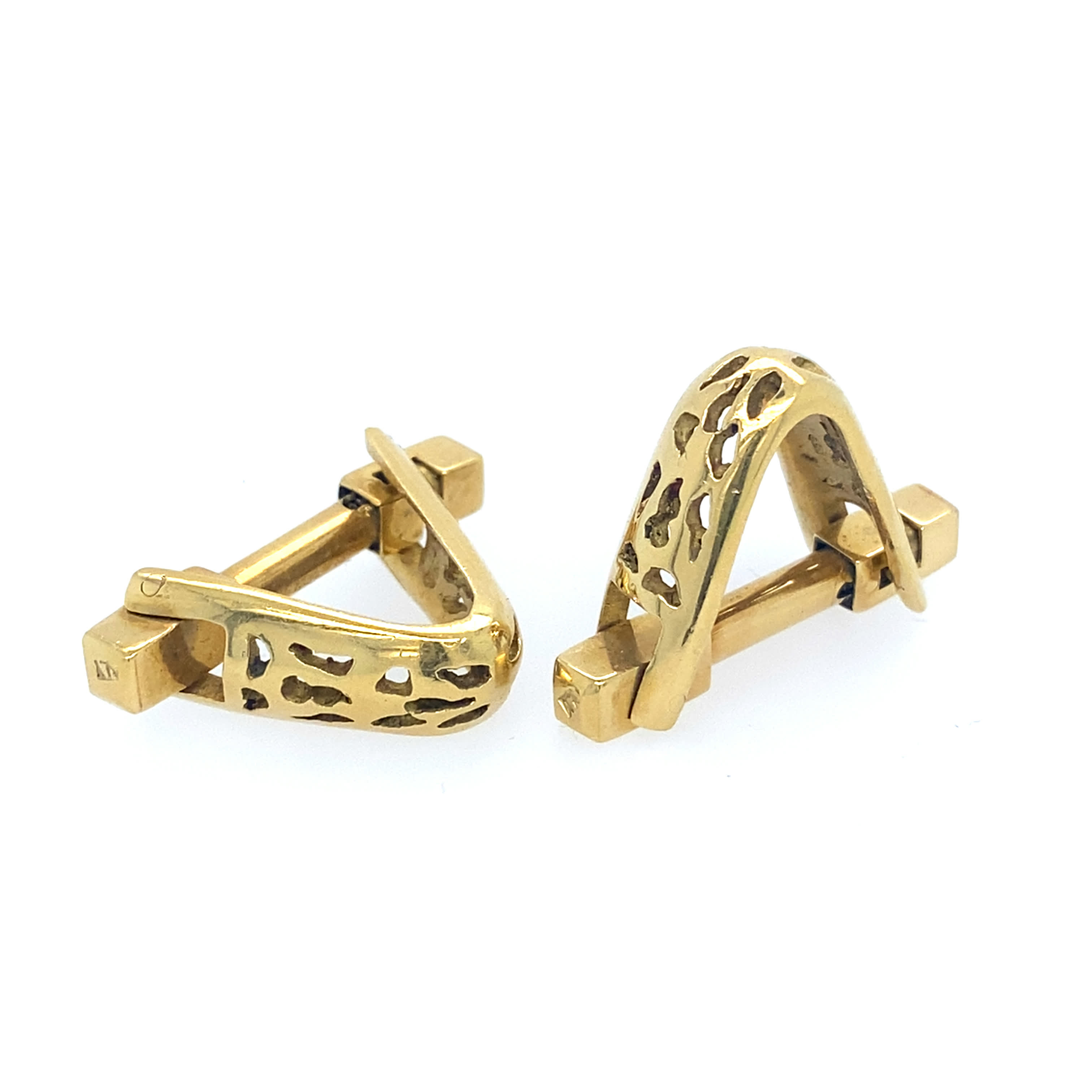 18 K Dome Cufflinks