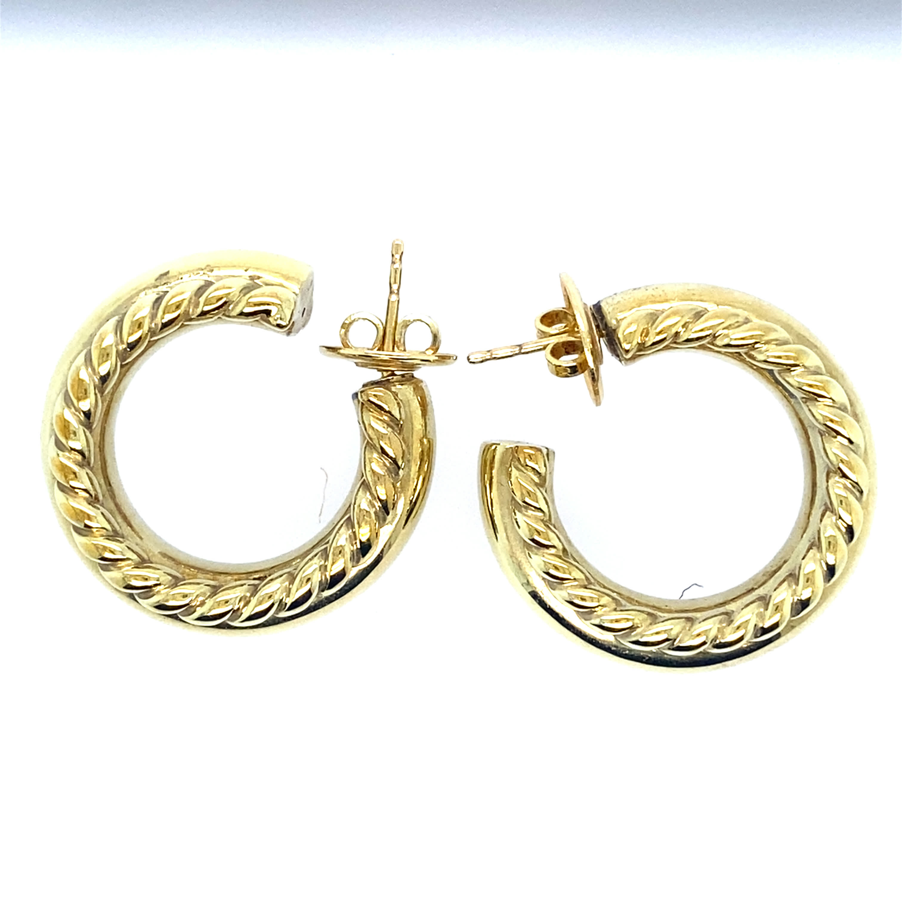 18K Hoops