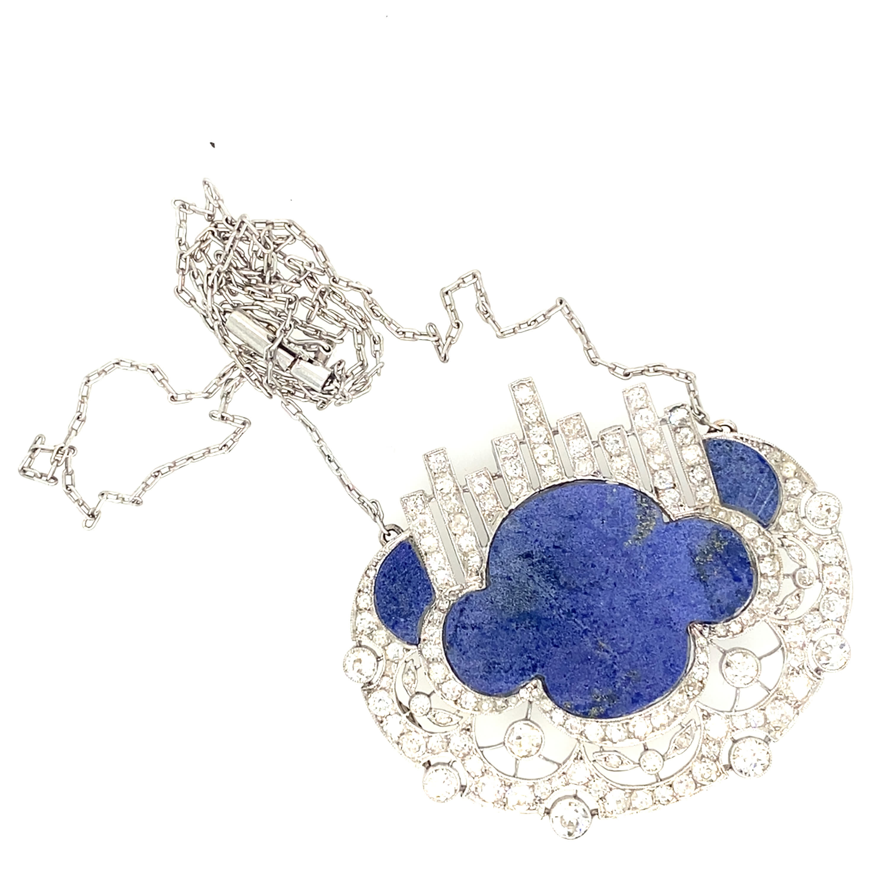 Art Deco Lapis necklace