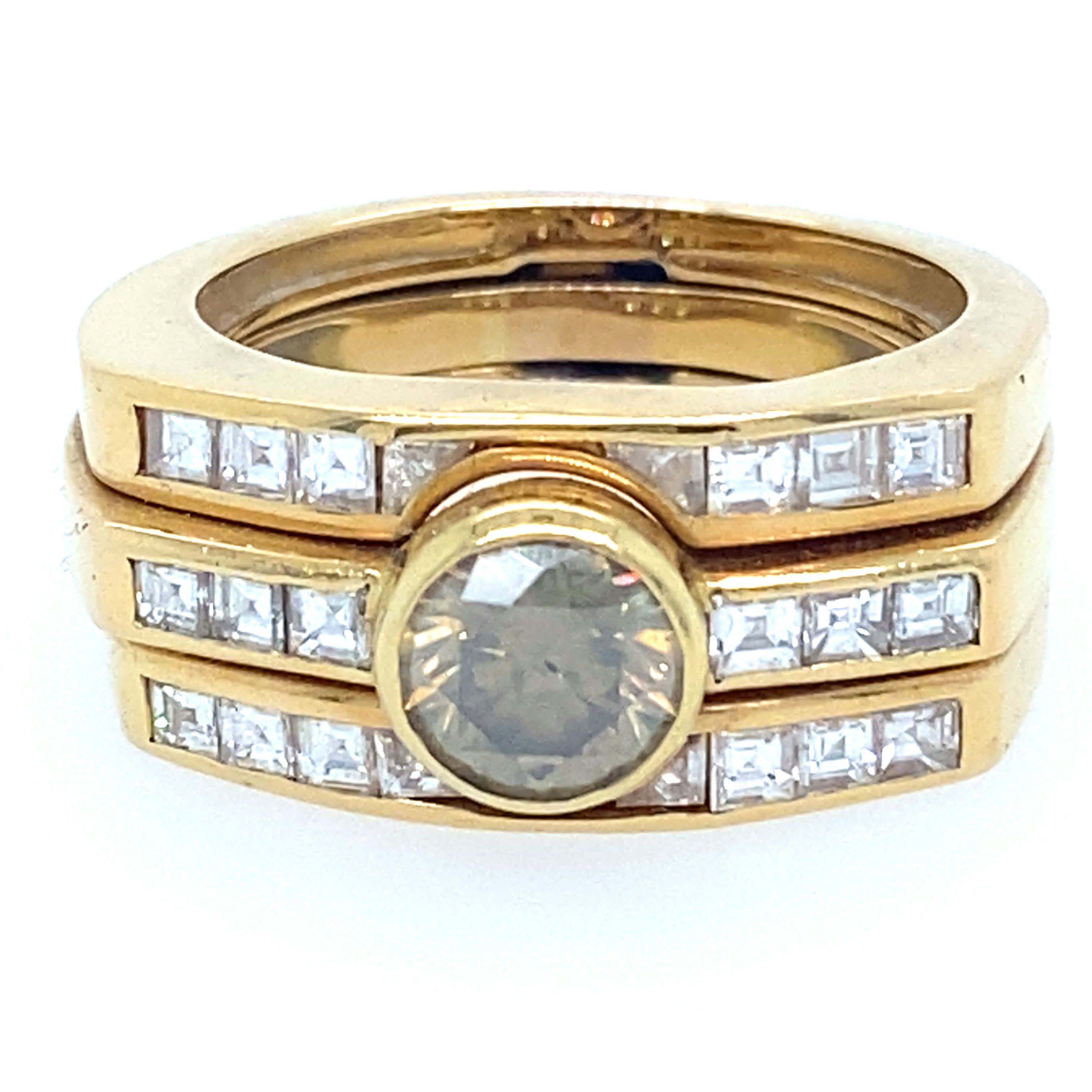 Champagne Diamond Ring