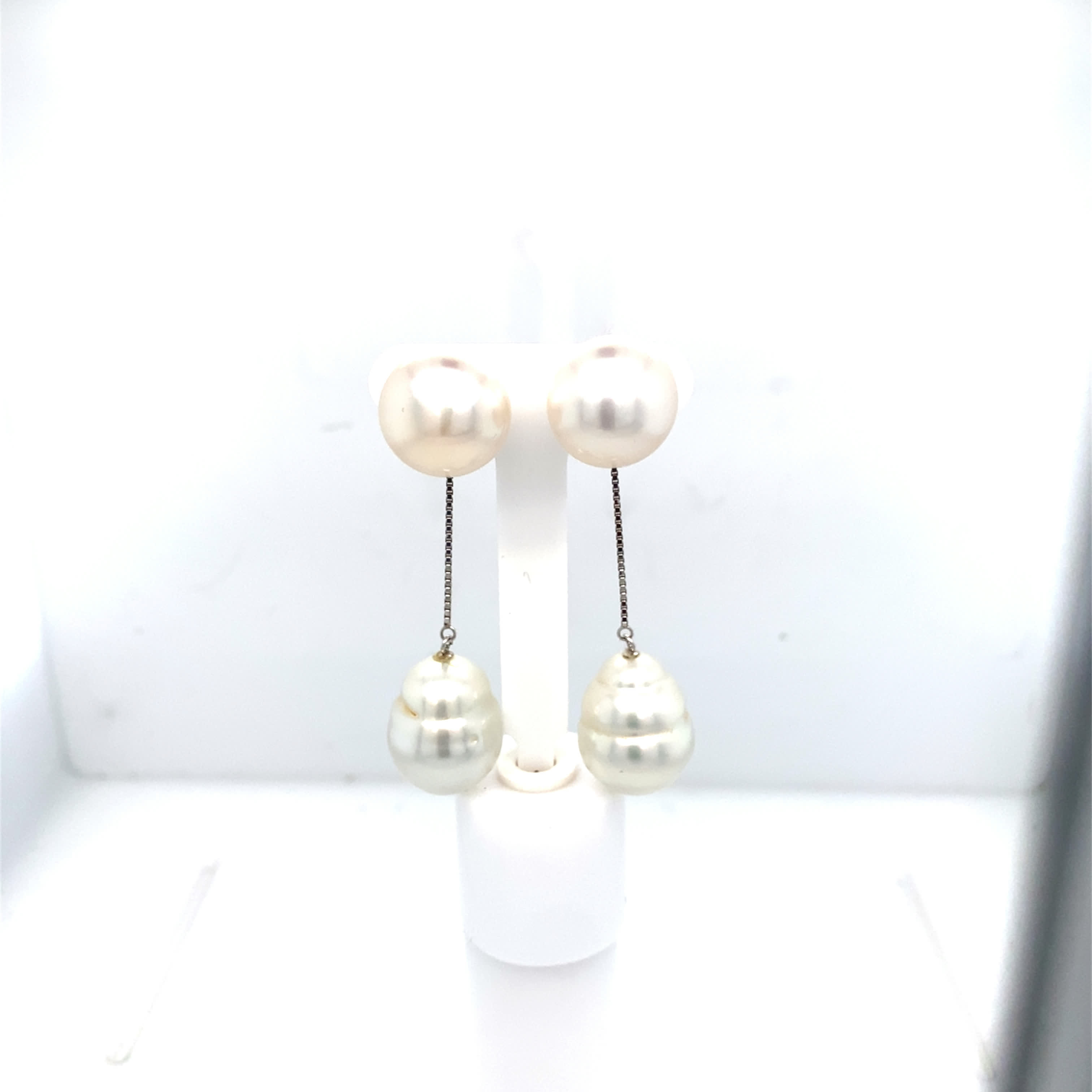 South Sea pearl earrings