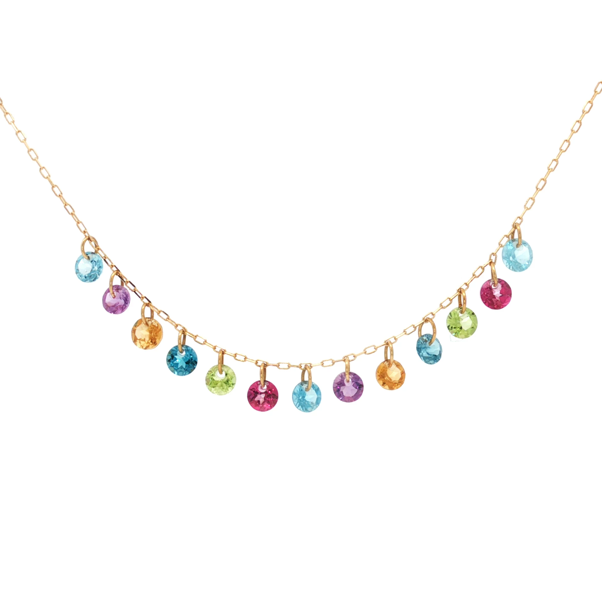 Gargantilla piedra color 4